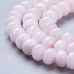 Calcite Brins de perles de calcite de mangano rose naturel, facette, rondelle, 8x5.5~6mm, Trou: 1mm, Environ 65 pcs/chapelet, 15.55 pouce (39.5 cm)