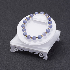 White Bracelet Displays, Acrylic, White, 7.95x7.95x5cm