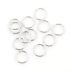 Stainless Steel Color 304 Stainless Steel Open Jump Rings, Stainless Steel Color, 20 Gauge, 10x0.8mm, Inner Diameter: 8.4mm, about 2000pcs/bag