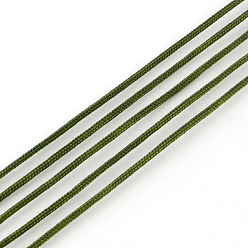 Dark Olive Green Nylon Thread, Dark Olive Green, 1mm, about 153.1 yards(140m)/roll