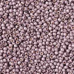 (PF554F) PermaFinish Lavender Metallic Matte TOHO Round Seed Beads, Japanese Seed Beads, (PF554F) PermaFinish Lavender Metallic Matte, 11/0, 2.2mm, Hole: 0.8mm, about 1110pcs/bottle, 10g/bottle