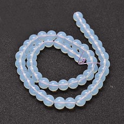 Opalite Round Opalite Beads Strands, 4mm, Hole: 1mm, about 80pcs/strand, 13 inch