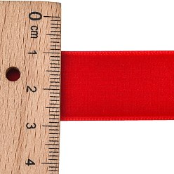 FireBrick 3/4 inch Single Face Velvet Ribbon, FireBrick, 3/4 inch(19.1mm), about 25yards/roll(22.86m/roll)