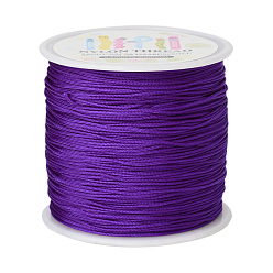 Dark Violet Nylon Thread, Dark Violet, 0.8mm, about 98.43yards/roll(90m/roll)