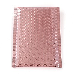 Розово-Коричневый Матовая пленка пакетные пакеты, пузырчатая почтовая программа, мягкие конверты, прямоугольные, розово-коричневый, 24x15x0.6 см