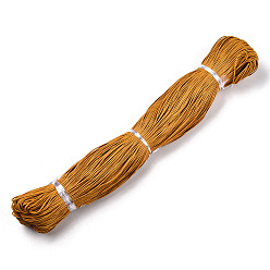 Sandy Brown Waxed Cotton Cord, Sandy Brown, 1.5mm, about 360yard/bundle(330m/bundle)