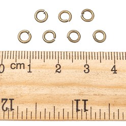 Antique Bronze Open Jump Rings Brass Jump Rings, Cadmium Free & Lead Free, Antique Bronze, 5x1mm, 18 Gauge, Inner Diameter: 3mm, about 6000pcs/500g