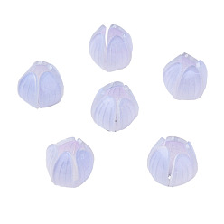 Lilac Plastic Beads, Flower, Lilac, 13x13x12mm, Hole: 1.2mm