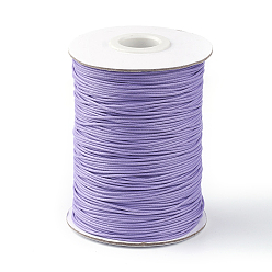 Medium Purple Korean Waxed Polyester Cord, Medium Purple, 1mm, about 85yards/roll