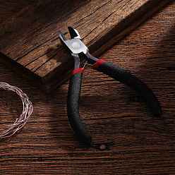 Gunmetal Carbon Steel Jewelry Pliers for Jewelry Making Supplies, 4.3 inch Side Cutting Pliers, Side Cutter, Polishing, Black, Gunmetal, 110mm