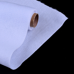 Белый Нетканые ткани вышивка иглы войлока для DIY ремесел, белые, 450x1.2~1.5 мм, около 1 м / рулон