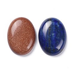 Mixed Stone Gemstone Cabochons, Oval, Mixed Stone, 30x22x6~8mm