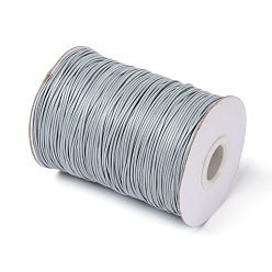 Gray Korean Waxed Polyester Cord, Gray, 1.0mm, about 185yards/roll