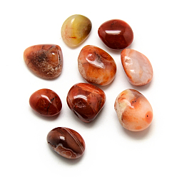 Carnelian Natural Carnelian Stone Gemstone Beads, Tumbled Stone, Healing Stones for 7 Chakras Balancing, Crystal Therapy, Meditation, Reiki, Nuggets, No Hole/Undrilled, 19~30x15~24x10~19mm