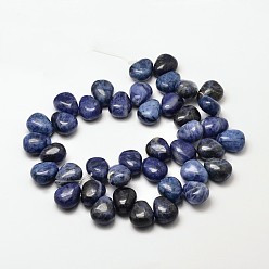Sodalite Natural Sodalite Teardrop Beads, 18x15x10mm, Hole: 1mm