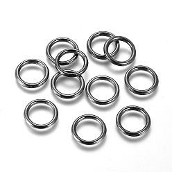 Gunmetal CCB Plastic Linking Rings, Ring, Gunmetal, 12x2mm, Inner Diameter: 8.5mm