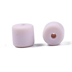 Chardon Polymère main brins d'argile de perles, colonne, chardon, 6.5x6mm, Trou: 1.2mm, Environ 61 pcs/chapelet, 15.75 pouce (40 cm)