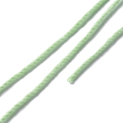 Бледно-Зеленый 3-слоистая полиэфирная светящаяся пряжа, светящаяся в темноте пряжа, для вязания спицами и крючком, бледно-зеленый, 1/8 дюйм (3 мм), около 27.34 ярдов (25 м) / пачка