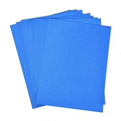 Dodger Blue Colorful Painting Sandpaper, Graffiti Pad, Oil Painting Paper, Crayon Scrawling sandpaper, For Child Creativity Painting, Dodger Blue, 29~29.5x21x0.3cm, 10 sheets/bag
