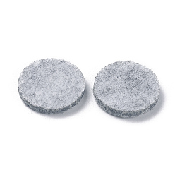 Серый Волоконные подушечки для духа, Салфетки, плоско-круглые, серые, 22x3 мм