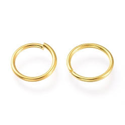 Mixed Color Brass & Stainless Steel Open Jump Rings, Mixed Style, Mixed Color, 4~12x1~2mm, Inner Diameter: 2~9.5mm
