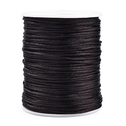 Coconut Brown Polyester Cord, Coconut Brown, 1.5mm, about 109.36 yards(100m)/roll