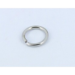 Stainless Steel Color 304 Stainless Steel Jump Rings Jewelry Findings, Closed but unsolder, Stainless Steel Color, 18 Gauge, 10x1mm, Inner Diameter: 8mm, about 1500pcs/bag