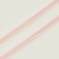 Pink Нейлоновая нить для изготовления ювелирных изделий, розовые, 0.8 мм, около 7.65~9.84 ярдов (7~9 м) / рулон