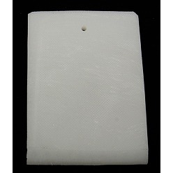 White Plastic Bead Counter Boards, White, for Counting 12mm 100 Beads,13.5x17.5x0.7cm