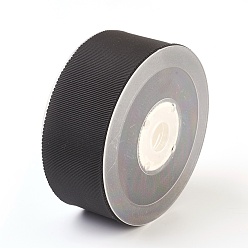 Черный Полиэстер Grosgrain ленты, чёрные, 3/4 дюйм (19 мм), 50 ярдов / рулон (45.72 м / рулон)