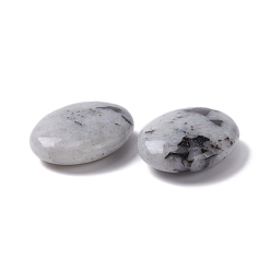 Labradorite Natural Labradorite Oval Palm Stone, Reiki Healing Pocket Stone for Anxiety Stress Relief Therapy, 45~45.5x35~35.5x14.5~15mm