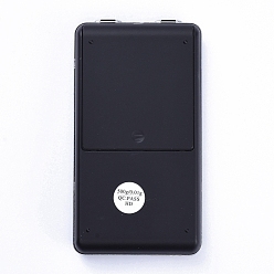 Noir Balance de poche numérique portable, 500 g / 0.01 g mini-échelle gramme et once, échelle de bijoux, sans batterie, noir, 117x63.5x17.5mm