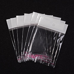 White Cellophane Bags, White, 8x6cm, Unilateral Thickness: 0.025mm, Inner Measure: 5.7x6cm, Hole: 6mm
