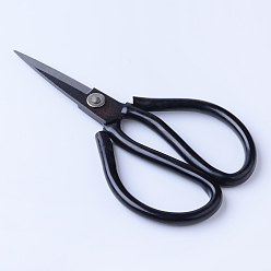 Black Steel Scissors, Black, 200x105x10mm
