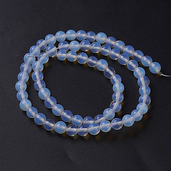 Opalite Opalite Beads Strands, Round, 6mm, Hole: 1mm, about 67pcs/strand, 14.92 inch