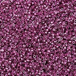 (DB1840) Duracoat Galvanisé Rose Vif Perles miyuki delica, cylindre, perles de rocaille japonais, 11/0, (db 1840) duracoat galvanisé rose vif, 1.3x1.6mm, trou: 0.8 mm, sur 2000 pcs / bouteille, 10 g / bouteille