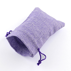 Средний Фиолетовый Шелковые & матерчатые чехлы, средне фиолетовый, 13.5~14x9.5~10 см