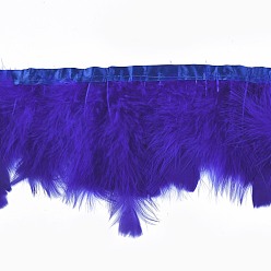 Синий Пера способа ткань нить аксессуары костюма, синие, 120~190x28~56 мм, около 2 м / упаковка