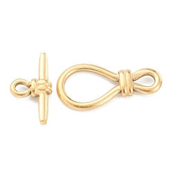 Golden Vacuum Plating 304 Stainless Steel Toggle Clasps, Golden, Bar: 26x13.5x4.5mm, hole: 4x3mm, Clasp: 34x17x4mm, small inner diameter: 5.5x4.5mm, big inner diameter: 17x11.5mm