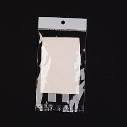Clear Cellophane Bags, 19.5x10cm, Unilateral Thickness: 0.0035mm, Inner Measure: 15x10cm, Hole: 0.6cm