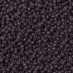 (RR497) Opaque Chocolate MIYUKI Round Rocailles Beads, Japanese Seed Beads, 11/0, (RR497) Opaque Chocolate, 11/0, 2x1.3mm, Hole: 0.8mm, about 5500pcs/50g