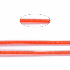 Orange Red Nylon Thread, Orange Red, 1.5mm, about 49.21 yards(45m)/roll