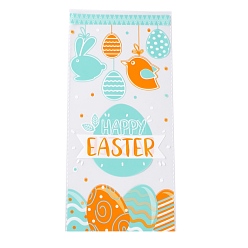 Bird OPP Plastic Storage Bags, Easter Theme, for Candy, Cookies, Gift Packaging, Rectangle, Bird Pattern, 27~27.5x13x0.01cm, 50pc/bag