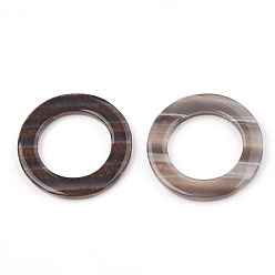 Sienna Resin Linking Rings, Ring, Sienna, 29.5x3mm, Inner Diameter: 19mm
