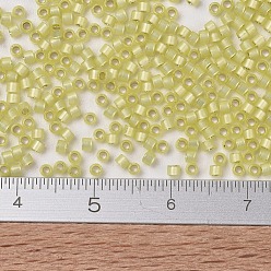 (DB0623) Teinté Jonquil Argent Doublé Albâtre Perles miyuki delica, cylindre, perles de rocaille japonais, 11/0, (albâtre db 0623) teint jonquil argenté, 1.3x1.6mm, trou: 0.8 mm, environ 10000 PCs / sachet , 50 g / sac