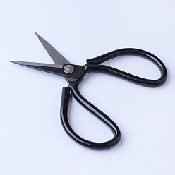 Black Steel Scissors, Black, 200x105x10mm