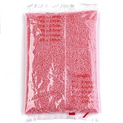 Light Coral 12/0 Glass Seed Beads, Transparent Inside Colours Luster, Round Hole, Round, Light Coral, 12/0, 2~2.5x1.5~2mm, Hole: 0.8mm, about 30000pcs/bag