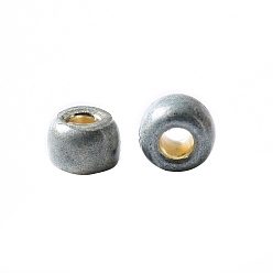 (PF565F) PermaFinish Silver Grey Metallic Matte TOHO Round Seed Beads, Japanese Seed Beads, (PF565F) PermaFinish Silver Grey Metallic Matte, 11/0, 2.2mm, Hole: 0.8mm, about 5555pcs/50g