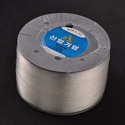 Clear Korean Elastic Crystal Thread, Clear, 0.6mm, about 1093.61 yards(1000m)/roll