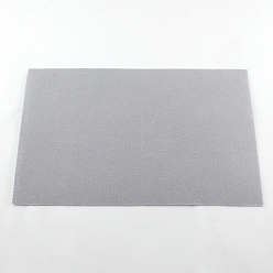 Gainsboro Non Woven Fabric Embroidery Needle Felt for DIY Crafts, Square, Gainsboro, 298~300x298~300x1mm, about 50pcs/bag